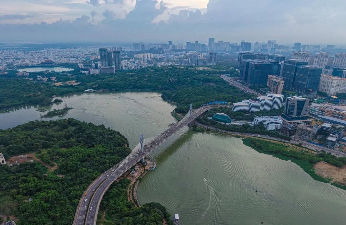Durgam Cheruvu cable bridge, Hyderabad